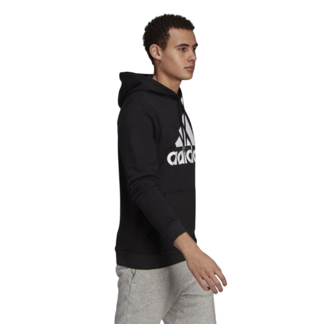 Adidas Heren essentials groot logo fleece hoodie UTPP1915_whiteblack large