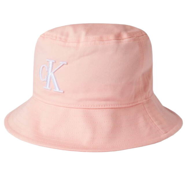 Calvin Klein Jeans embleem emmer hoed UTPP1090_peachwhite large
