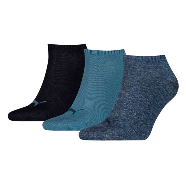 Puma Effen enkelsokken voor volwassenen (pak van 3) UTPP2646_navyblueblueheatherblue large
