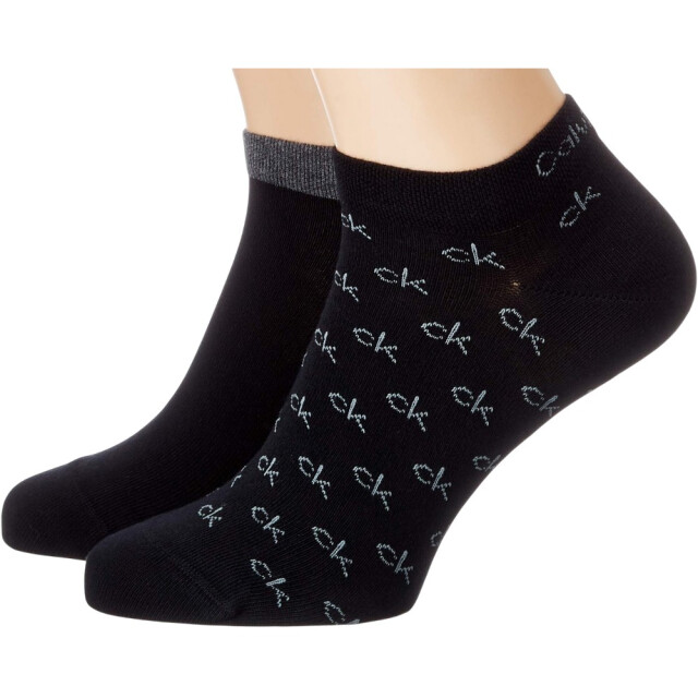 Calvin Klein Trainingssokken met logo voor volwassenen (pak van 2) UTPP2698_black large