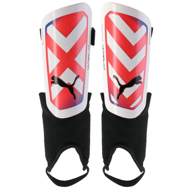 Puma Heren 30874 ultra lichte scheenbeschermers UTMR2188_whitered large