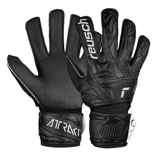 Reusch Attrakt keepershandschoenen voor kinderen/kinderen UTMR1919_black large Reusch Attrakt keepershandschoenen voor kinderen/kinderen UTMR1919_black large