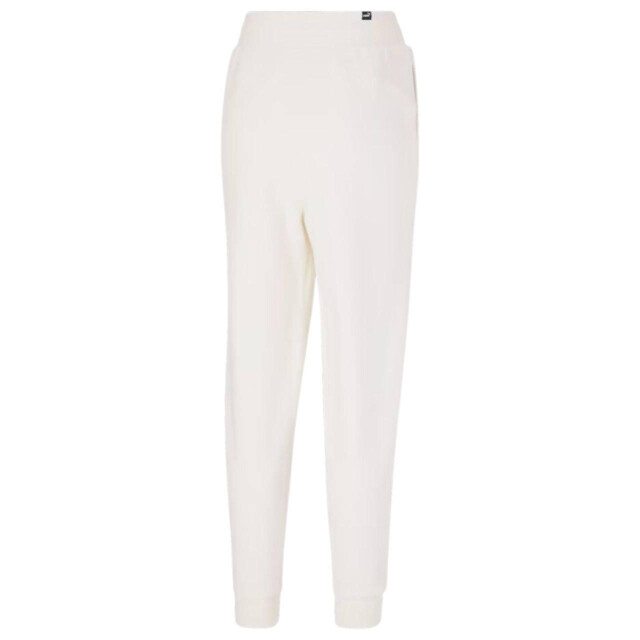 Puma Dames ess+ geborduurde joggingbroek hoge taille UTMR513_beigecream large