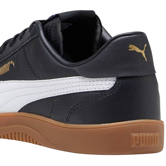 Puma Heren club 5v5 gecoat leren trainers UTMR78123_whiteblack large