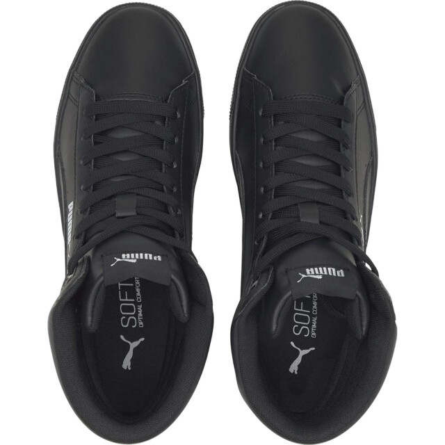 Puma Dames vikky v2 ecologisch leren mid cut trainers UTPP1144_black large