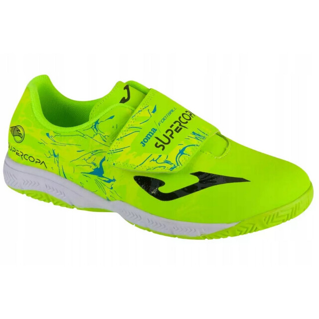 Joma Kinder/kids super copa zaalvoetbalschoenen UTPP6899_neongreen large