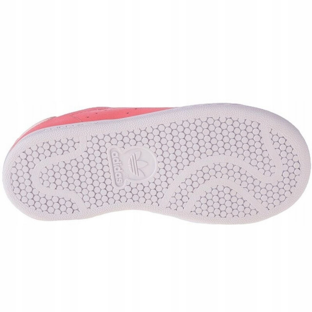 Adidas Kinderen/kinderen stan smith el k grain leather trainers UTPP757_glowpink large