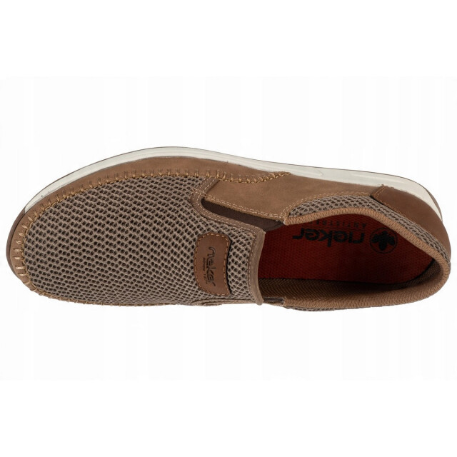 Rieker Heren honingraat suède mocassins UTPP6912_brown large