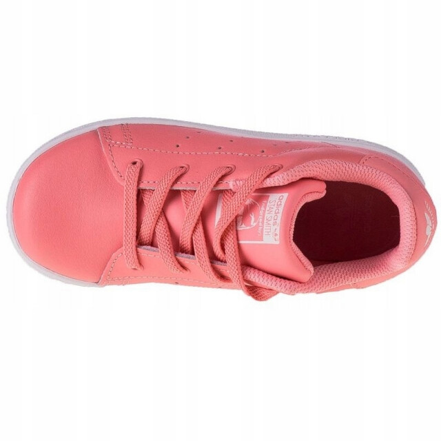 Adidas Kinderen/kinderen stan smith el k grain leather trainers UTPP757_glowpink large