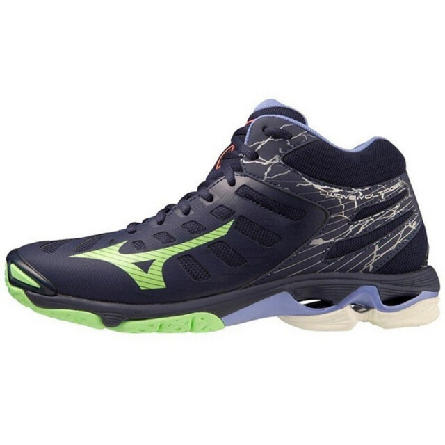 Mizuno Heren wave voltage mid cut volleybalschoenen UTPP6947_navyblue large