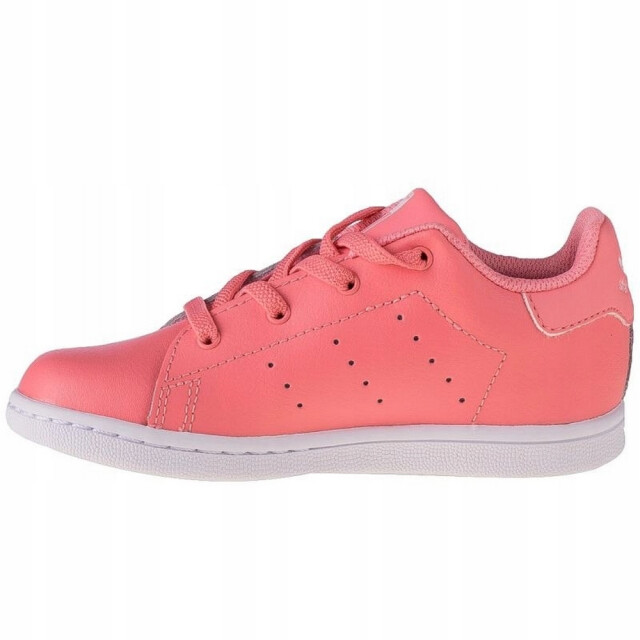 Adidas Kinderen/kinderen stan smith el k grain leather trainers UTPP757_glowpink large