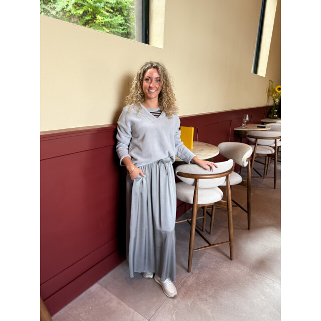 Penn & Ink W25f1728 83 penn&ink skirt grey W25F1728 83 large