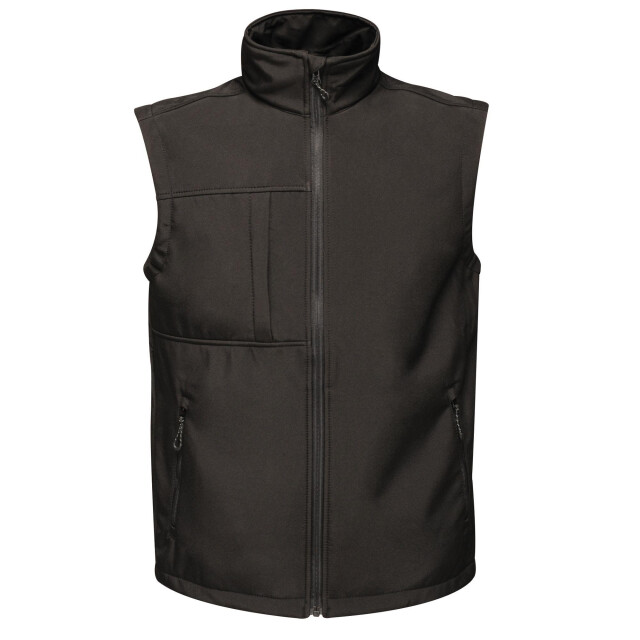 Regatta Heren octagon 3 layer printable softshell bodywarmer UTLT334_black large