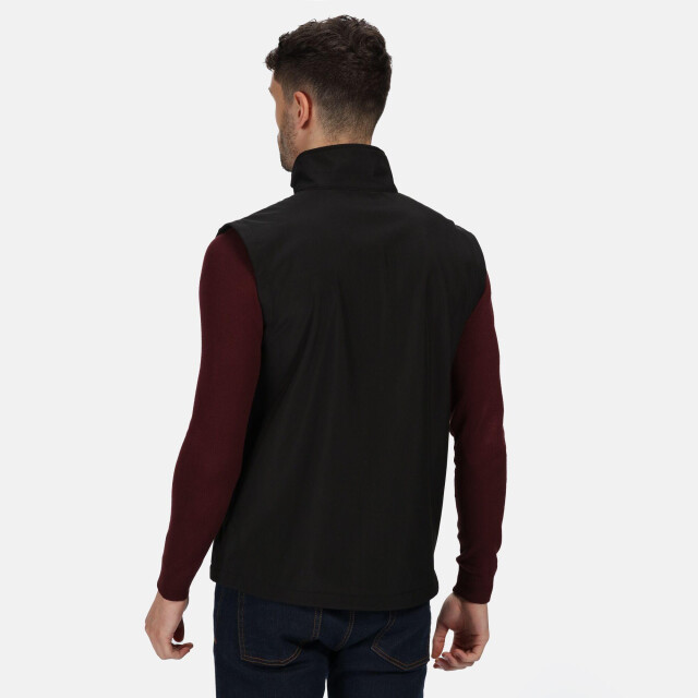 Regatta Heren octagon 3 layer printable softshell bodywarmer UTLT334_black large