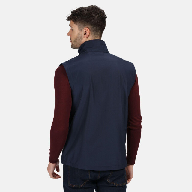 Regatta Heren octagon 3 layer printable softshell bodywarmer UTLT334_navy large