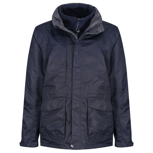 Regatta Heren benson iii hooded jacket UTLT330_greyblue large Regatta Heren benson iii hooded jacket UTLT330_greyblue large