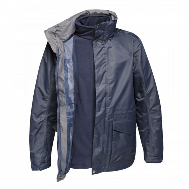Regatta Heren benson iii hooded jacket UTLT330_greyblue large Regatta Heren benson iii hooded jacket UTLT330_greyblue large