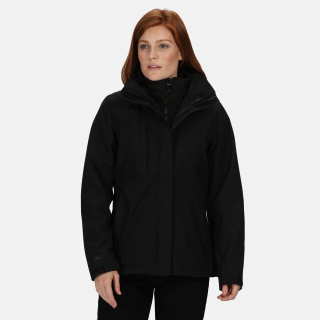 Regatta Professionele vrouwen/dames kingsley 3-in-1 waterdicht jasje UTLT348_black large