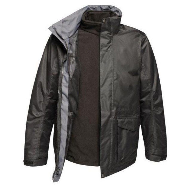 Regatta Heren benson iii hooded jacket UTLT330_trafficblack large Regatta Heren benson iii hooded jacket UTLT330_trafficblack large