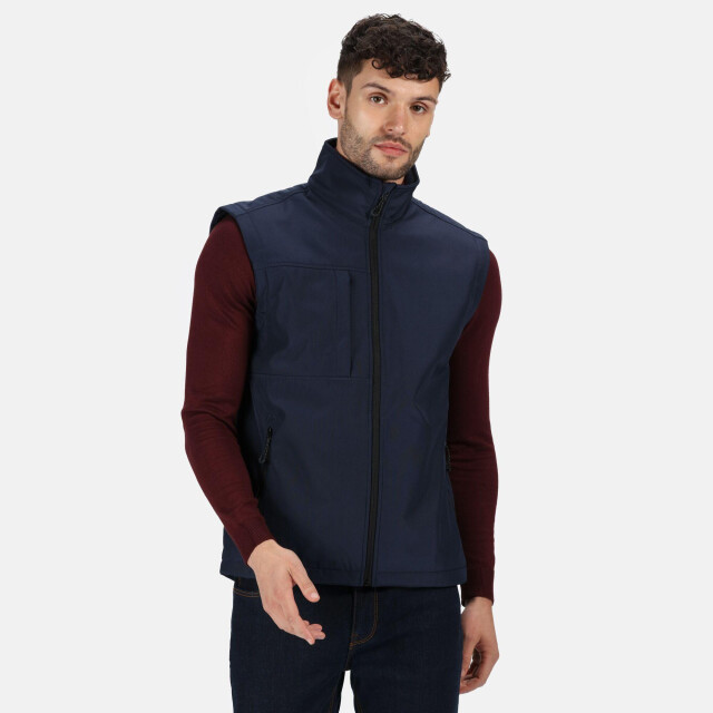 Regatta Heren octagon 3 layer printable softshell bodywarmer UTLT334_navy large
