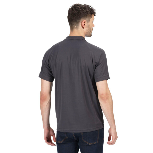 Regatta Professioneel heren coolweave poloshirt met korte mouwen UTLT352_iron large
