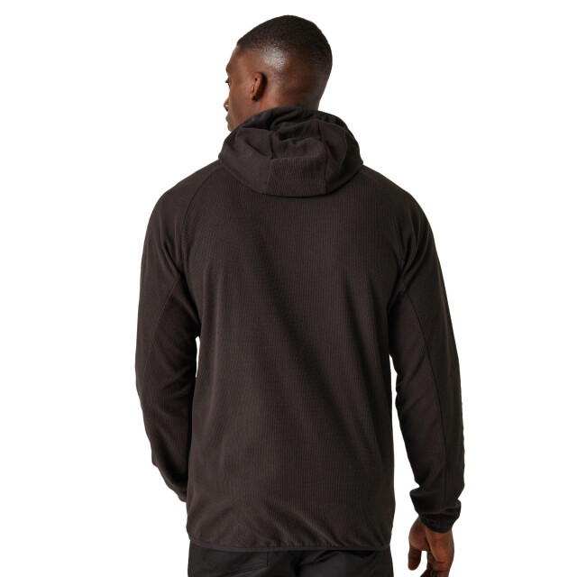 Regatta Heren navigate full zip fleecejack UTLT215_blackorangepop large