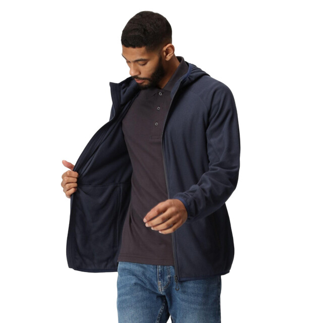 Regatta Heren navigate full zip fleecejack UTLT215_navysealgrey large