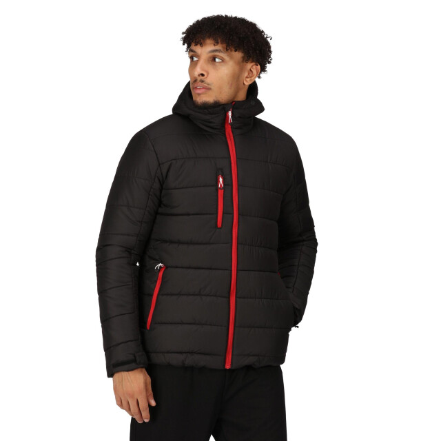 Regatta Thermisch gewatteerd jack voor heren UTLT228_blackclassicred large