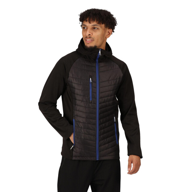 Regatta Heren navigate quilted hybride jas UTLT233_blacknewroyal large