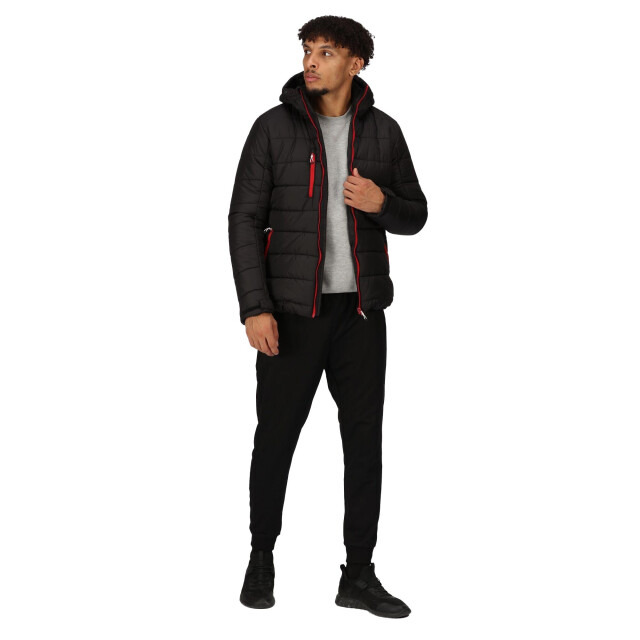 Regatta Thermisch gewatteerd jack voor heren UTLT228_blackclassicred large