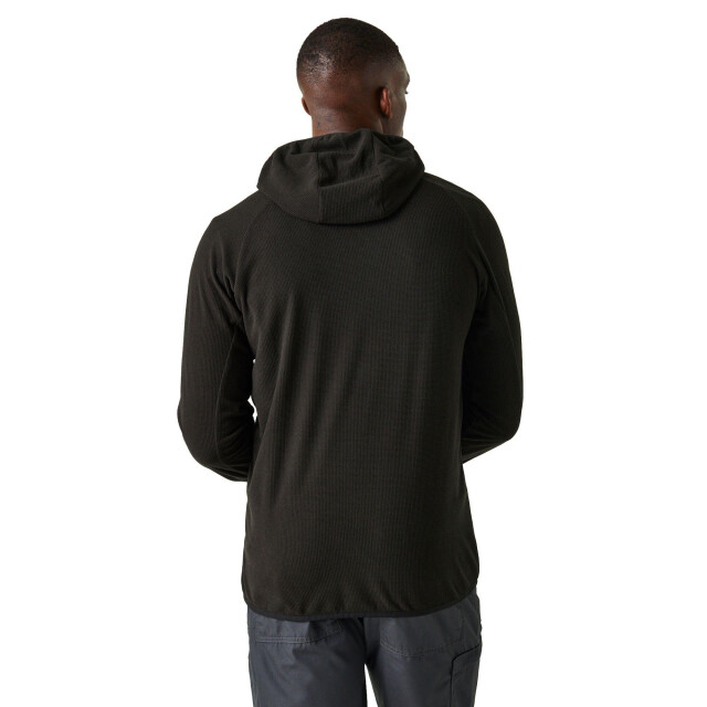 Regatta Heren navigate full zip fleecejack UTLT215_blacklimegreen large