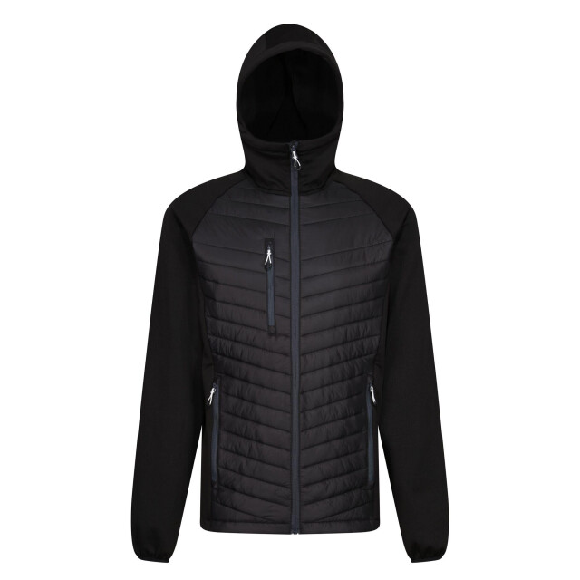 Regatta Heren navigate quilted hybride jas UTLT233_blacksealgrey large