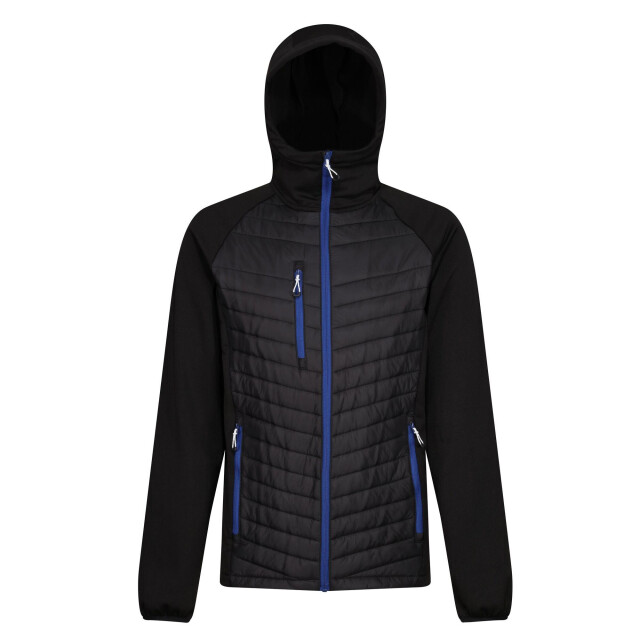 Regatta Heren navigate quilted hybride jas UTLT233_blacknewroyal large