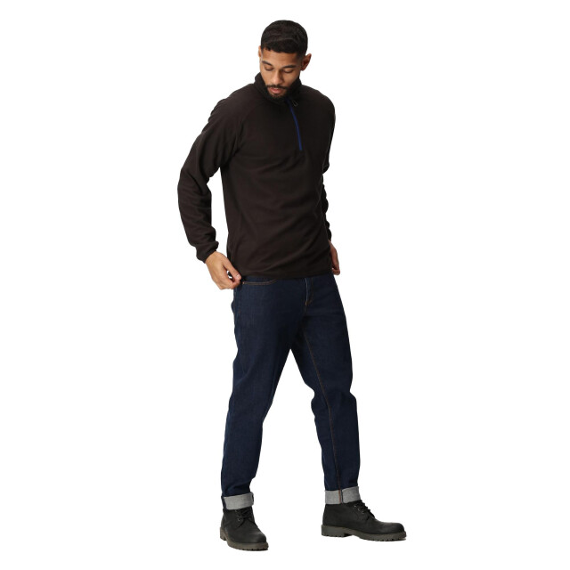Regatta Heren navigate half zip fleece UTLT212_blacknewroyal large