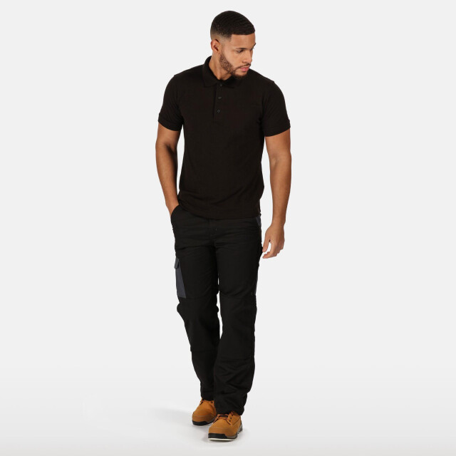 Regatta Klassiek heren 65/35 poloshirt met korte mouwen UTLT144_black large