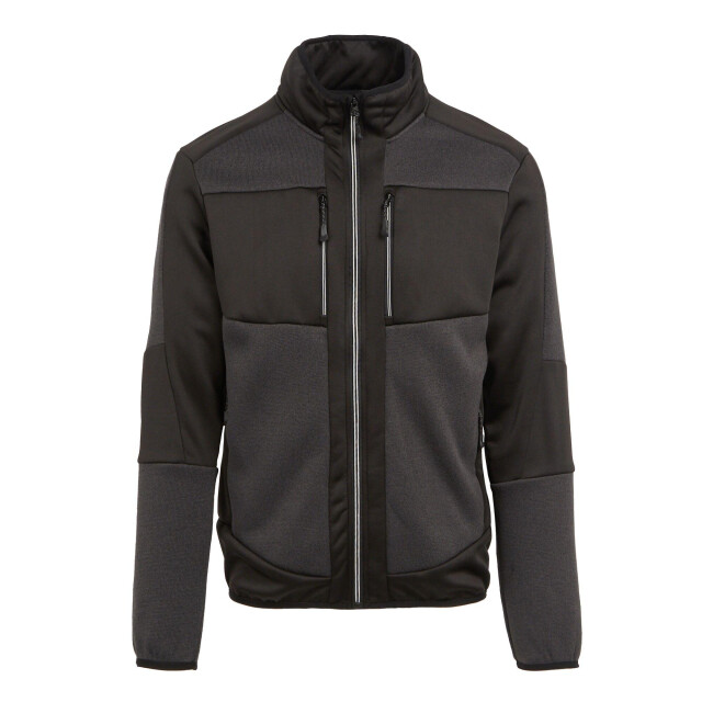 Regatta E-volve gebreide stretch midlayer voor volwassenen UTLT203_ashblack large
