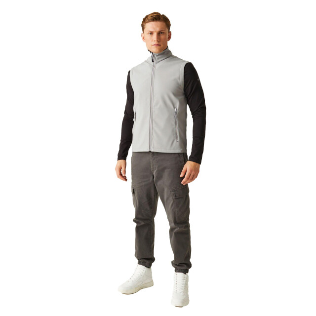 Regatta Heren ascender softshell 2-laags bodywarmer UTLT206_mineralgreyblack large