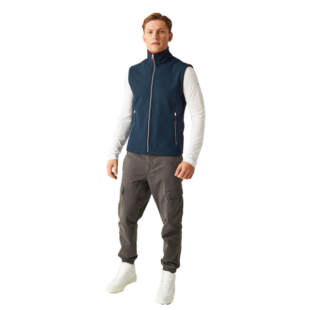 Regatta Heren ascender softshell 2-laags bodywarmer UTLT206_navyclassicred large