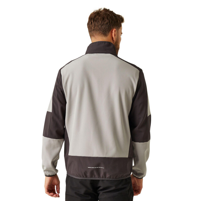Regatta E-volve 2-laags soft shell-jack voor volwassenen UTLT205_mineralgreyash large