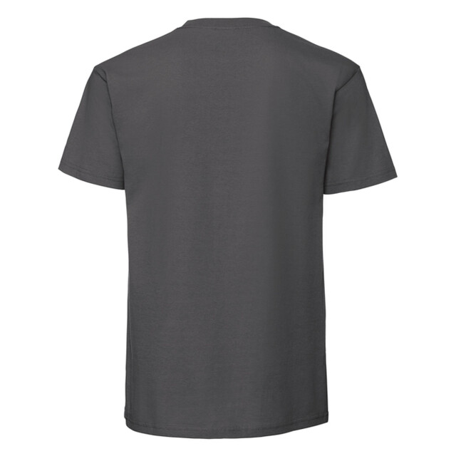 Fruit of the Loom Heren iconic premium ringspun katoen t-shirt UTFK3353_lightgraphite large