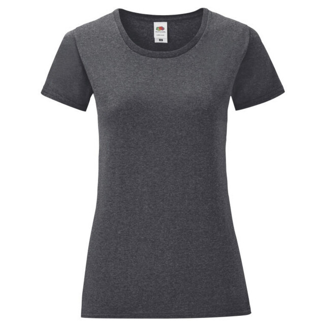 Fruit of the Loom Meisjes pictogram 150 t-shirt UTFK3350_darkheather large