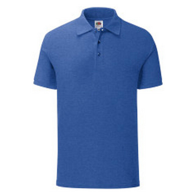 Fruit of the Loom Heren iconisch poloshirt UTFK3368_royalblueheather large