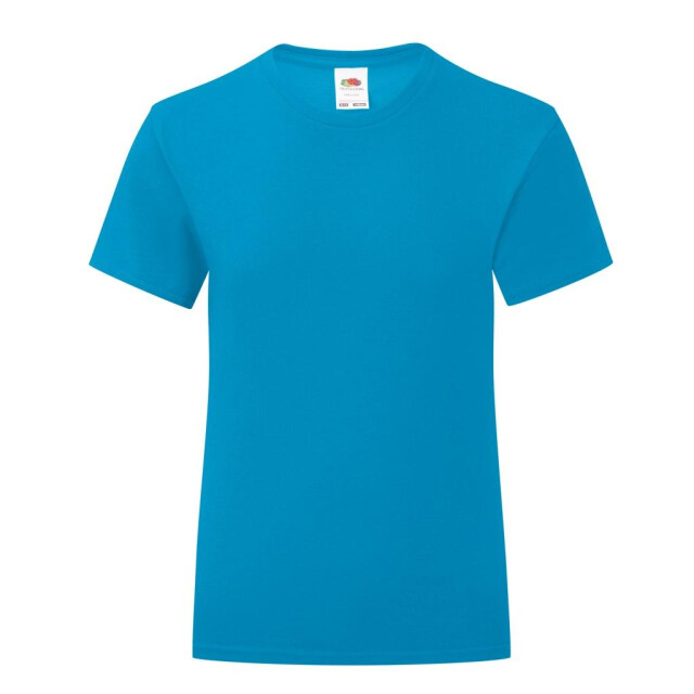 Fruit of the Loom Meisjes pictogram 150 t-shirt UTFK3350_azure large