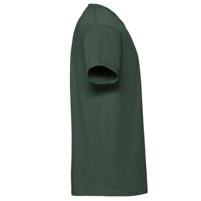 Fruit of the Loom Heren iconic premium ringspun katoen t-shirt UTFK3353_bottlegreen large