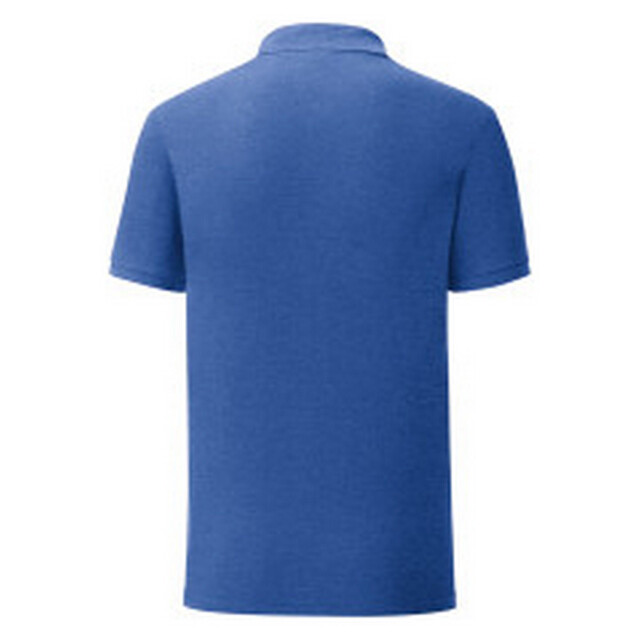 Fruit of the Loom Heren iconisch poloshirt UTFK3368_royalblueheather large