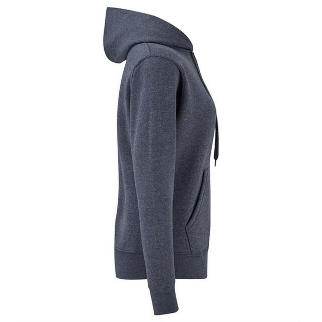 Fruit of the Loom Dames dame fit hooded sweatshirt / hoodie UTFK3361_heathernavy large Fruit of the Loom Dames dame fit hooded sweatshirt / hoodie UTFK3361_heathernavy large