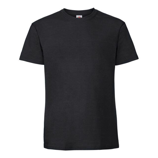 Fruit of the Loom Heren iconic premium ringspun katoen t-shirt UTFK3353_black large