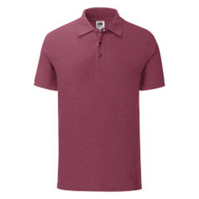 Fruit of the Loom Heren iconisch poloshirt UTFK3368_heatherburgundy large