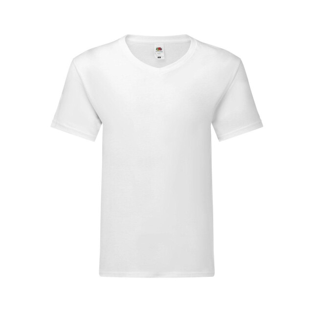 Fruit of the Loom Heren iconic 150 v hals t-shirt UTFK3357_white large