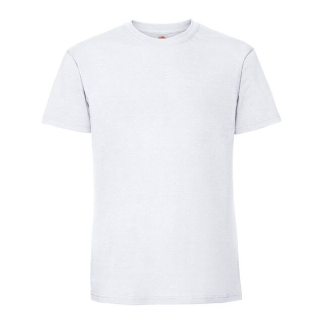 Fruit of the Loom Heren iconic premium ringspun katoen t-shirt UTFK3353_white large